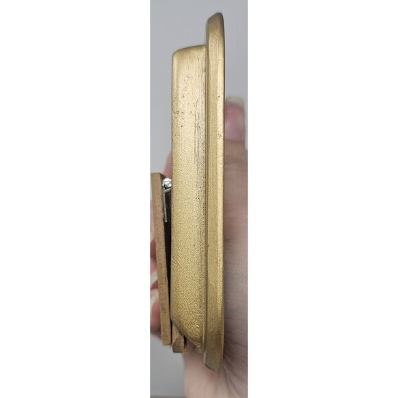 Vintage The Bucklers Inc 5th Ave NY Enamel Picture Photo Frame Swivel Back Heavy - Picture 5 of 16